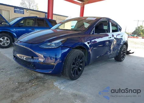 2024 Tesla Model Y Long Range Dual Motor All-Wheel Drive from USA, damaged, VIN 7SAYGDEE0RA238536